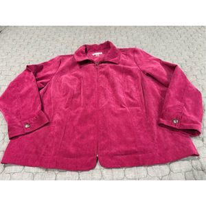 Ladies zip up jacket size 2X by cj Banks